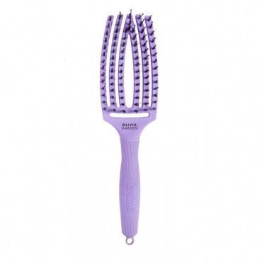 Щітка масажна з натуральною щетиною Olivia Garden Finger Brush Combo Medium OGBFBC-LAV