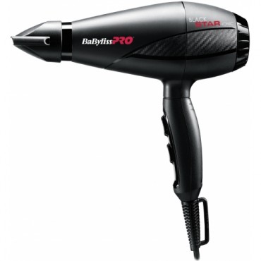 Фен для волос BaByliss PRO Black Star Ionic 2200 Вт BAB6250IE