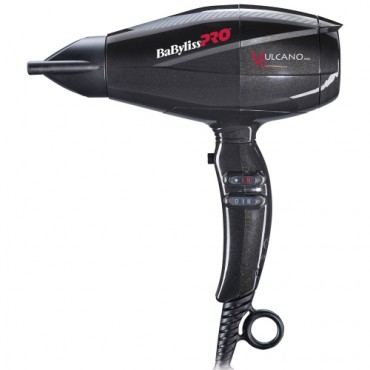 Фен для волос BaByliss PRO Vulcano черный 2200 Вт BAB6180IB