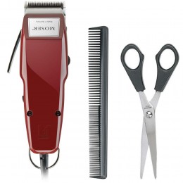 Машинка Moser 1400-0278 Edition червона набір (ножиці, гребінь)