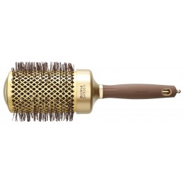 Термобрашинг Olivia Garden Expert Blowout Shine Wavy Bristles Gold&Brown 65 мм