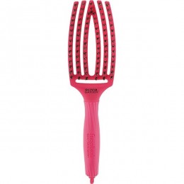 Щётка для волос Olivia Garden Finger Brush Combo Medium Hot Pink