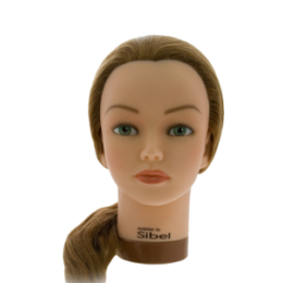 Голова навчальна Sibel 55-60 см натурального волосся