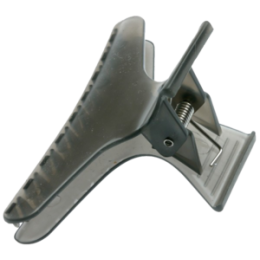 Зажим Sibel для волос пластиковый широкий 12 шт