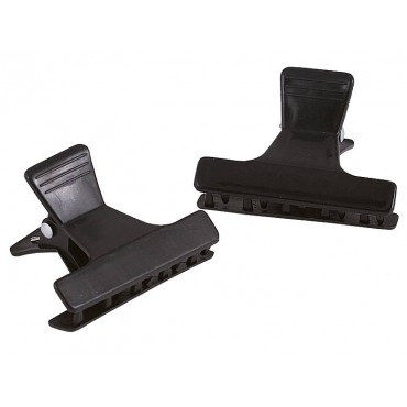 Зажим для волос Sibel пластиковый черный