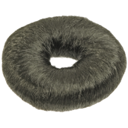 Підкладка-кільце для зачісок Sibel 9см чорна