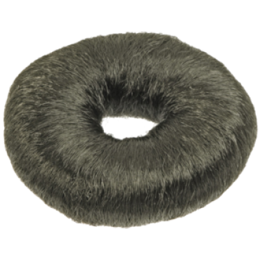 Підкладка-кільце для зачісок Sibel 9см чорна