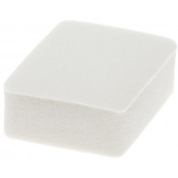 Губка латексная Sibel для нанесения макияжа квадратная, 45мм