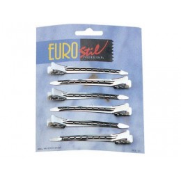 Затискач металевий 6 шт 00093